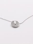 Cartier Circle Logo Shell Colorful Necklace-2
