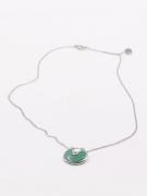 Cartier Circle Logo Shell Colorful Necklace-5