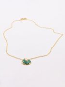 Cartier Circle Logo Shell Colorful Necklace-9