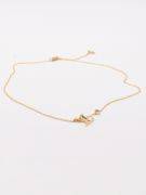 Louis Vuitton gold logo necklace-1