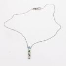 Natural Cubic Stone Necklace-4
