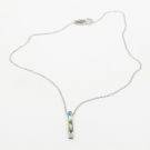 Natural Cubic Stone Necklace-5