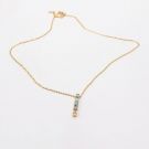 Natural Cubic Stone Necklace-6