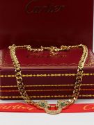 Cartier Tiger zircon chain necklace-1