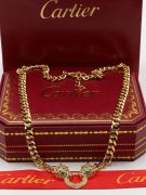 Cartier Tiger zircon chain necklace-2