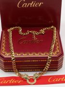 Cartier Tiger zircon chain necklace-3