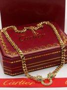Cartier Tiger zircon chain necklace-5