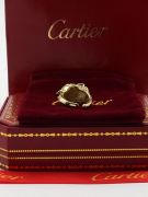 Cartier Tiger Zircon Gold and Black Ring-3