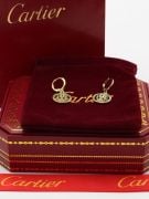 Cartier Tiger round green zircon earring-6