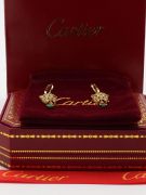 Cartier Tiger green zircon earring-2