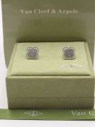 Van Cleef silver zircon earring-2