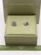 Van Cleef silver zircon earring-3