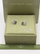 Van Cleef silver zircon earring-5