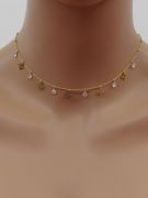 Choker Van Cleef necklace and zircon stainless steel-5