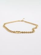 Dior gold chain necklace-1