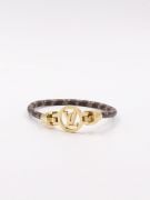 اسوارة لويس فيتون جلد LV LOGO-1