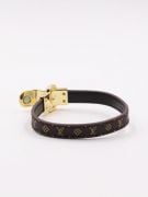 Louis Vuitton leather bracelet (small size)-3