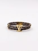 Louis Vuitton Leather Lines Bracelet-1