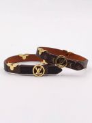 Louis Vuitton leather multi-logo bracelet-3