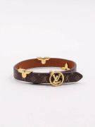 Louis Vuitton leather multi-logo bracelet-4