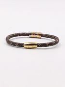 Louis Vuitton leather six circles bracelet-3