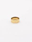 Louis Vuitton gold wide ring-2