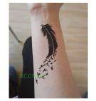Black tatto feather-5