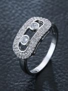 Messika zircon stainless steel ring-6