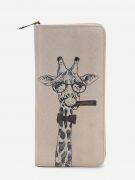 A giraffe printed purse-2