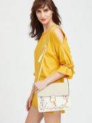 White Shoulder Bag with Chain-3