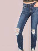 Long narrow jeans - blue-6