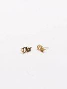 small gold dior earring-2