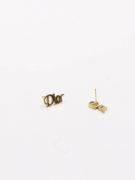 small gold dior earring-3
