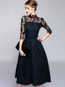 Black Long Maxi Dress-1