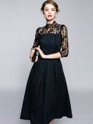 Black Long Maxi Dress-2