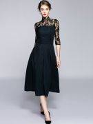Black Long Maxi Dress-7