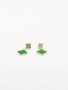 Van Cleef earrings with two small crystals-3