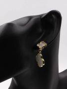 Van Cleef earrings with two small crystals-6