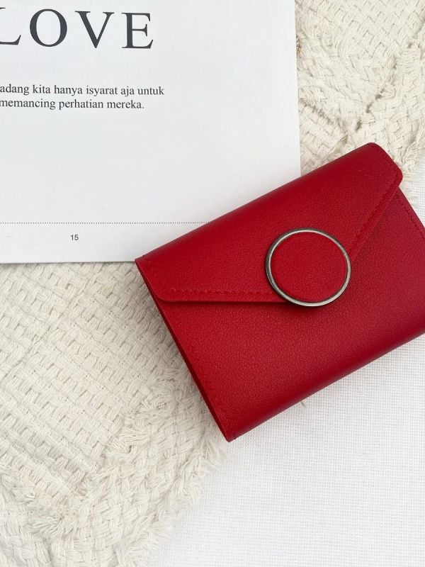 Small red wallet