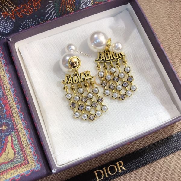 Dior Antique Pearl Large Earring