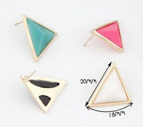 Shave a colorful triangle