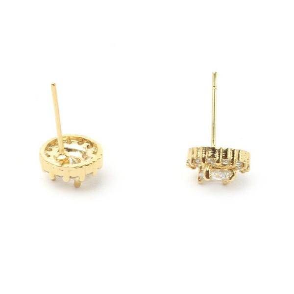 Zirconia earrings and small size