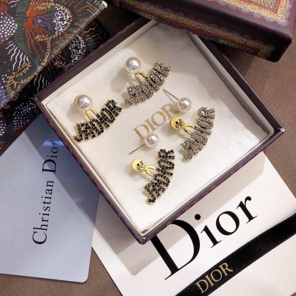 Dior J'adore Antique Double Side Earring