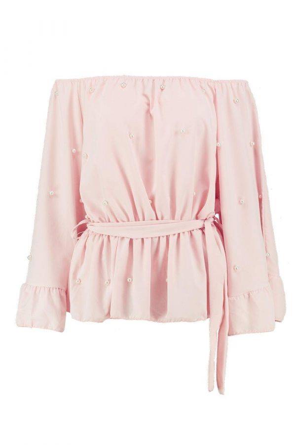 Blouse of embroidered blouse