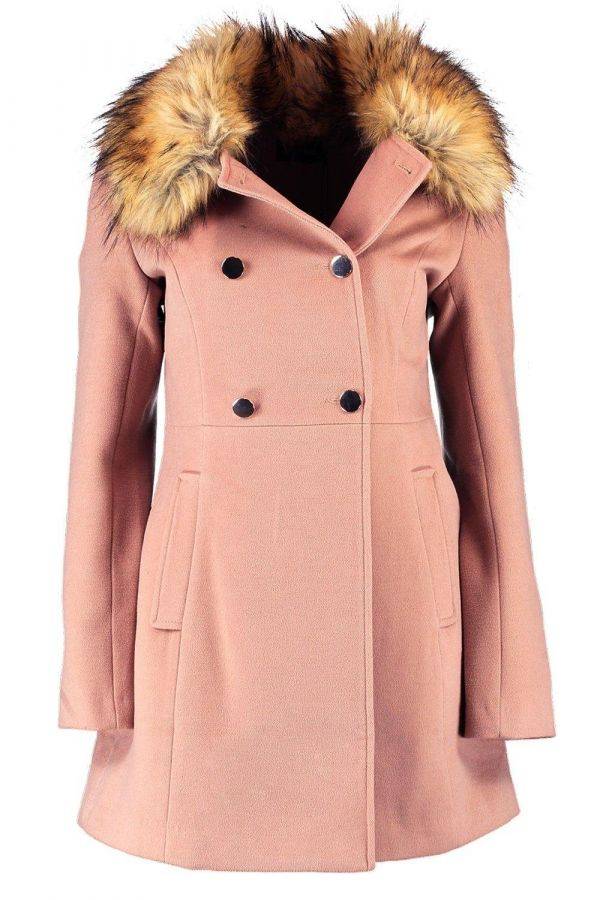 Pink wool jacket
