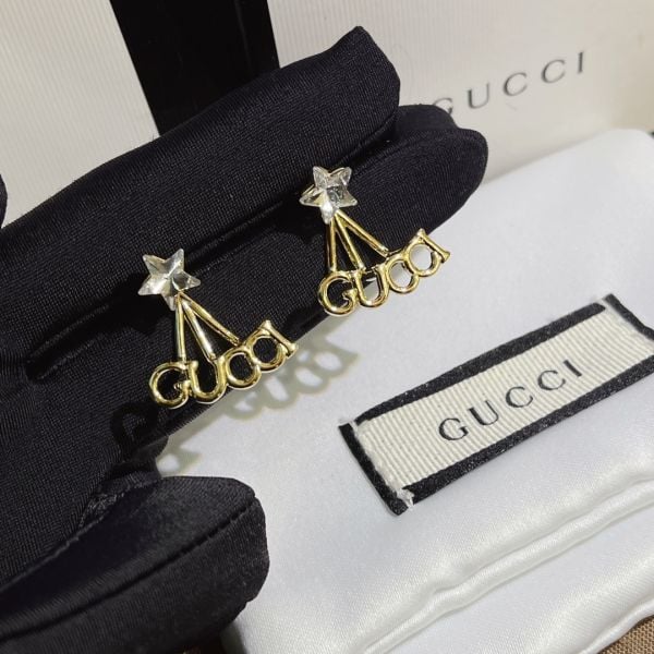 Gucci Star Side Logo Earring