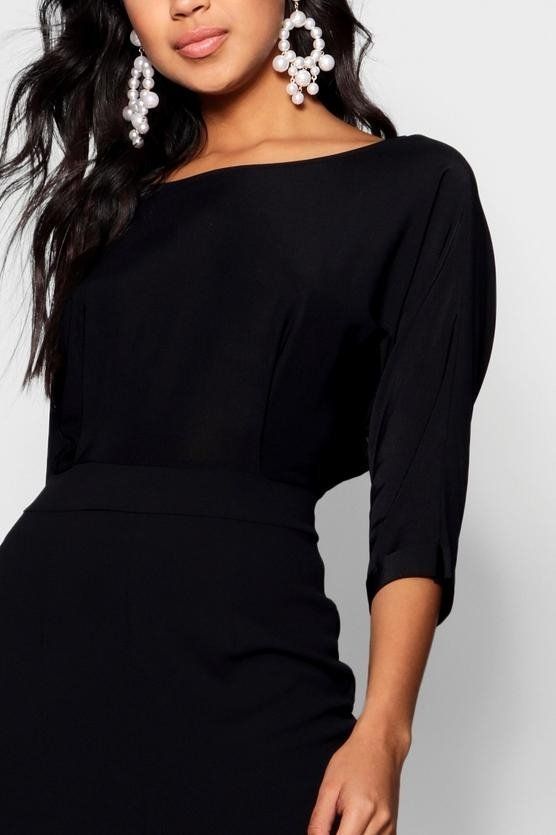 Black Dress Medium Length