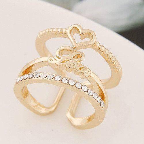 LOVE Gold Ring