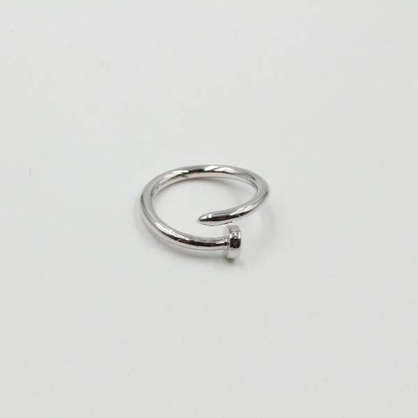 Round rounded nail ring