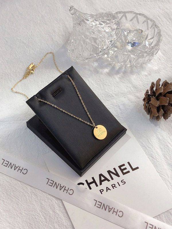 Chanel monogram store necklace